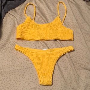 2 Piece yellow bikini (brand new)